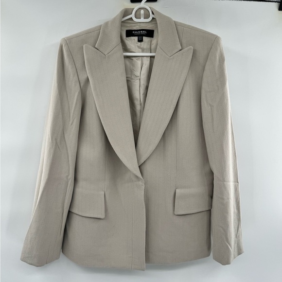 Emanuel Ungaro beige suit separate blazer jacket size 8 euro 42 - Picture 1 of 14